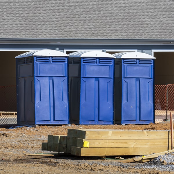 is there a specific order in which to place multiple portable restrooms in Clarcona